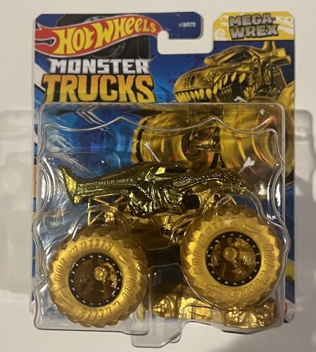 Hot Wheels Monster Trucks Gold mega wrex : Amazon.ca: Toys & Games