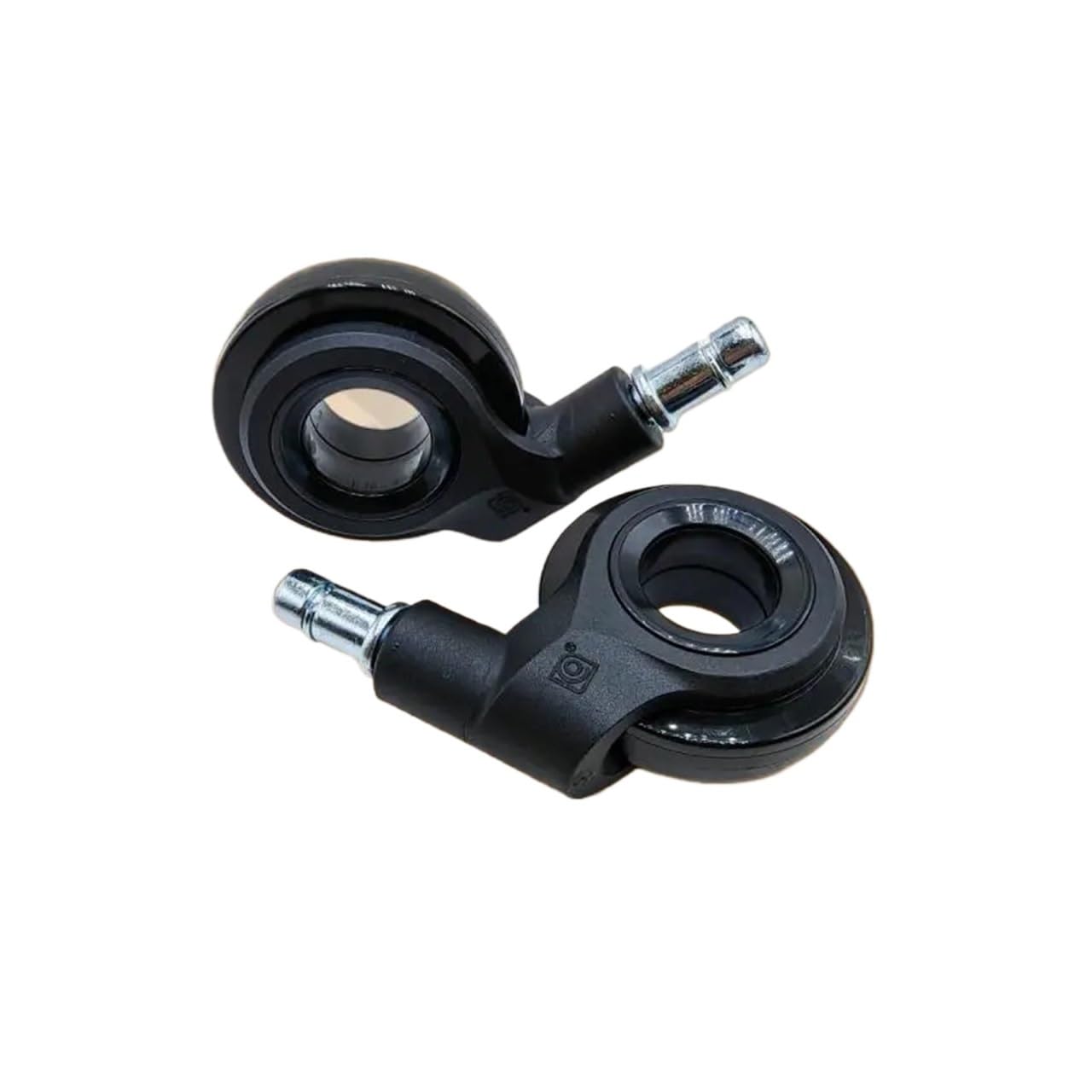 5 paquetes de ruedas universales for sillas oficina con varilla roscada, giratorias huecas for(M8x15mm-Gray)