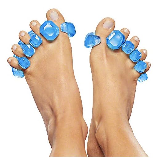 YogaToes GEMS: Gel Toe Stretcher & Toe Separator - America’s Choice for Fighting Bunions, Hammer Toes, & More!