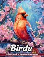 Birds Coloring Book: Feathered Friends for Avian Art B0DD8HLXYP Book Cover