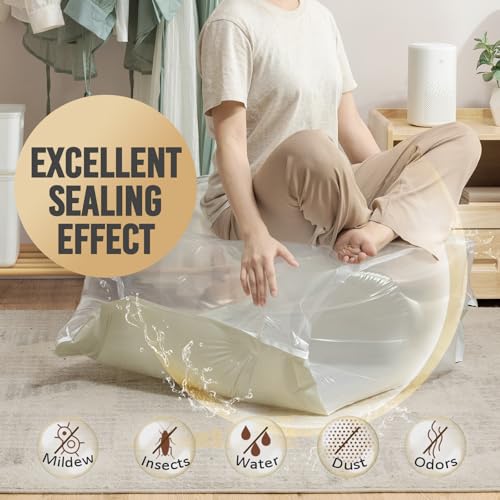 TAILI Extra Large Vacuum Storage Bags Cube 6 Super Jumbo Reusable Vacuum Pack Bags for Clothes Duvet Travel and Home Comforters Blankets Bedding Compression,Space Saver - Image 4