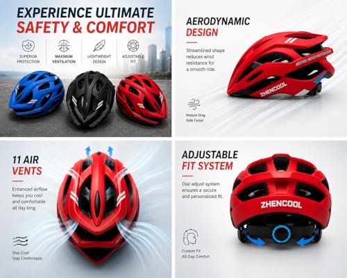 Image of Thunder Skates Zhencool Skating Helmet for Women Men, Matte Red