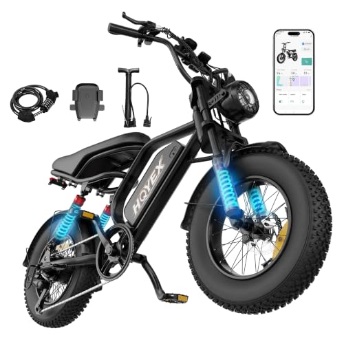 Electric Bike, 16/20" All Terrain Fat Tire Adult Ebike, 1500W Peak Motor 15.6/20Ah Removable Battery, Dual Full Suspension, Up to 60 Miles PAS Range, 7-Speed E Bike for Commuting Snow Off Road