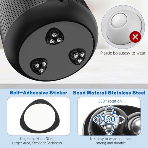 16 Piezas Minirruedas Autoadhesivas para Utensilios de Cocina, Ruedas para Electrodomesticos Pequeños, Mini Ruedas Adhesivas Giratorias 360°, para Muebles, Contenedores y Cajas de Almacenamiento - imagen 3