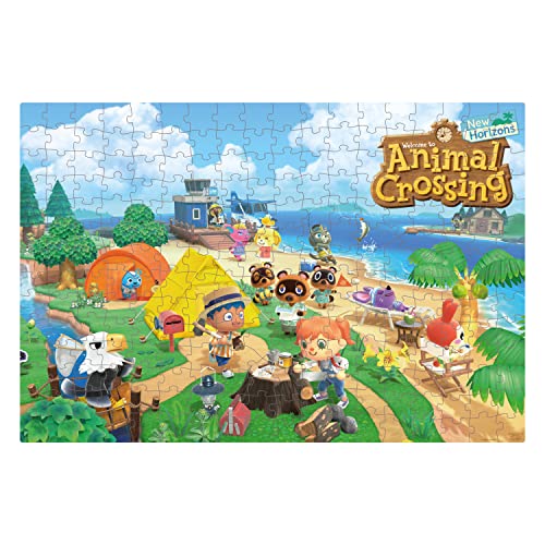 Animal Crossing New Horizons Summer Jigsaw Puzzle, 250 Pieces, Officially Licensed Nintendo Merchandise