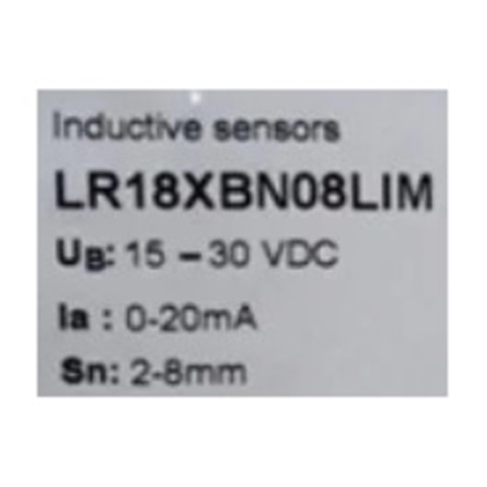 Interrupteur de proximité LR18XBN08LIM capteur inductif de position M18