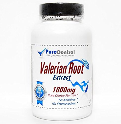 Valerian Root Extract 1000mg // 200 Capsules // Pure // by PureControl Supplements