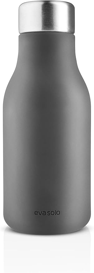 EVA SOLO | Squeeze Seifenspender | Dekorativer Seifenspender aus weichem Silikon für Spülmittel | Elephant Grey