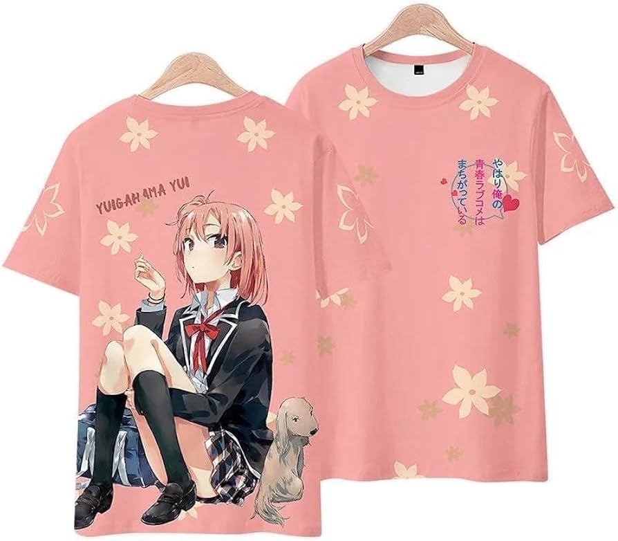 Amazon.co.jp: 俺ガイル 雪ノ下雪乃 グッズ 痛服 Tシャツ 半袖 俺