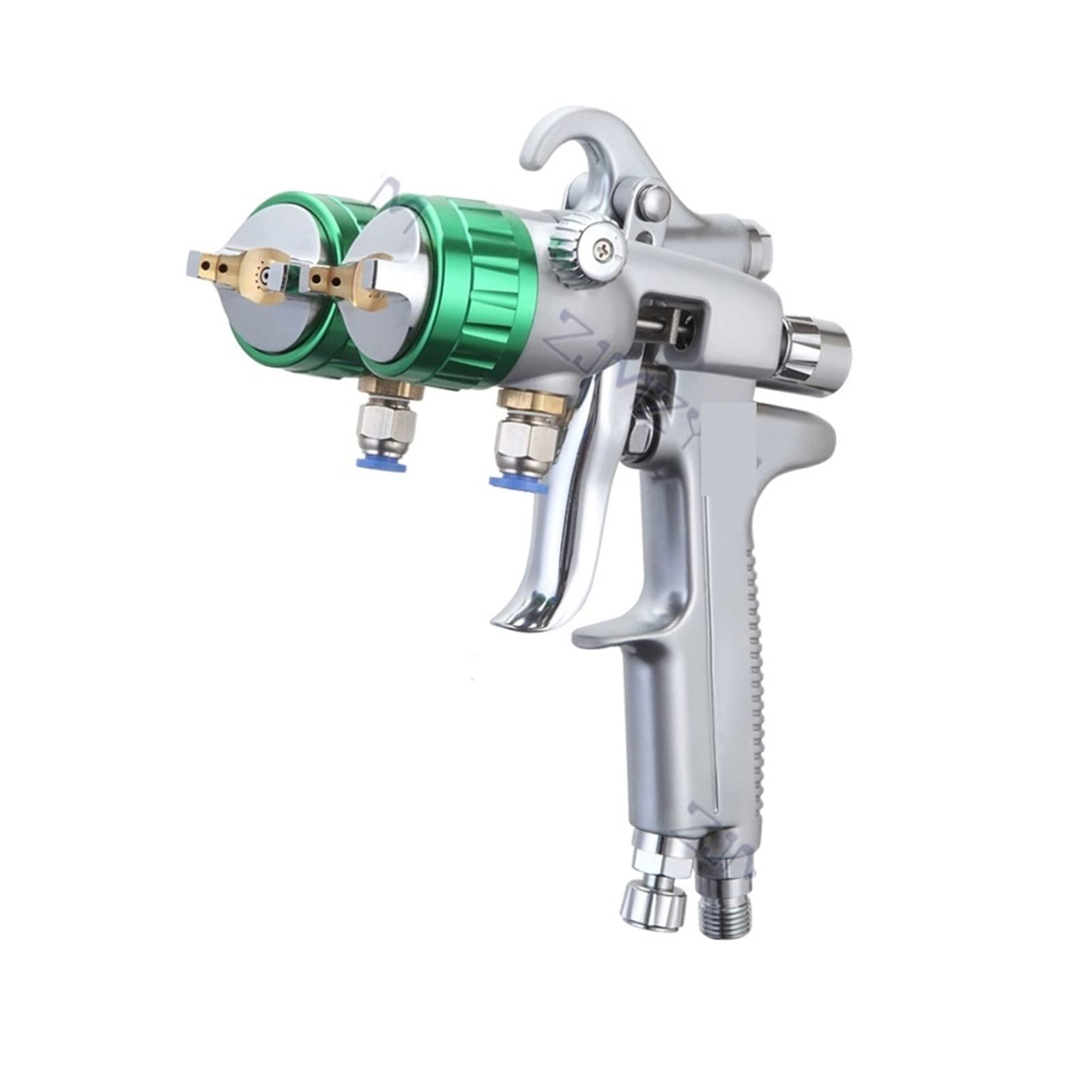 PT-29 dwugłowy opryskiwacz pneumatyczny podwójna dysza pistolet do malowania powietrzem opryskiwacz ciśnieniowy 8-12cfm 1000ml 4.0MPa 1.3mm Łatwy w użyciu dla początkujących i profesjonalist