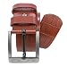 Produktbild Rock Creek Herren Leder Gürtel Jeansgürtel Herrengürtel Ledergürtel Echt Leder Rindsleder Gürtel Metall Dornschließe G-003 Hellbraun 110