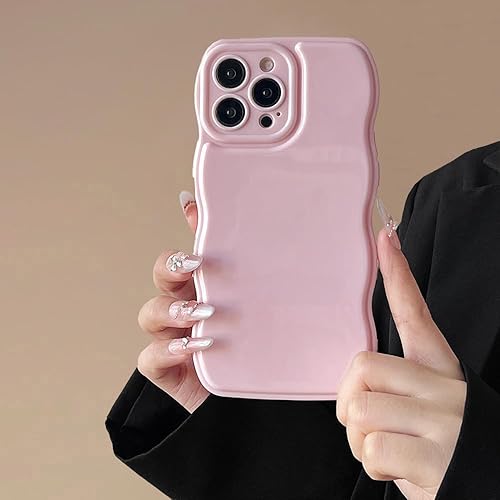 Miniatura 18 de FABSPARK - Funda para iPhone 11, diseño simple, marco ondulado, estética, silicona suave, color rojo vino Rojo vino,Beige,Negro