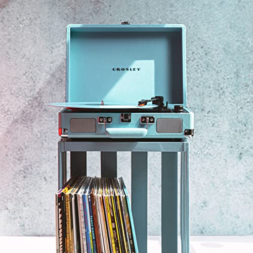 Image of Crosley CR8005DP-TQ1 Cruiser Plus Record Player, Turquoise