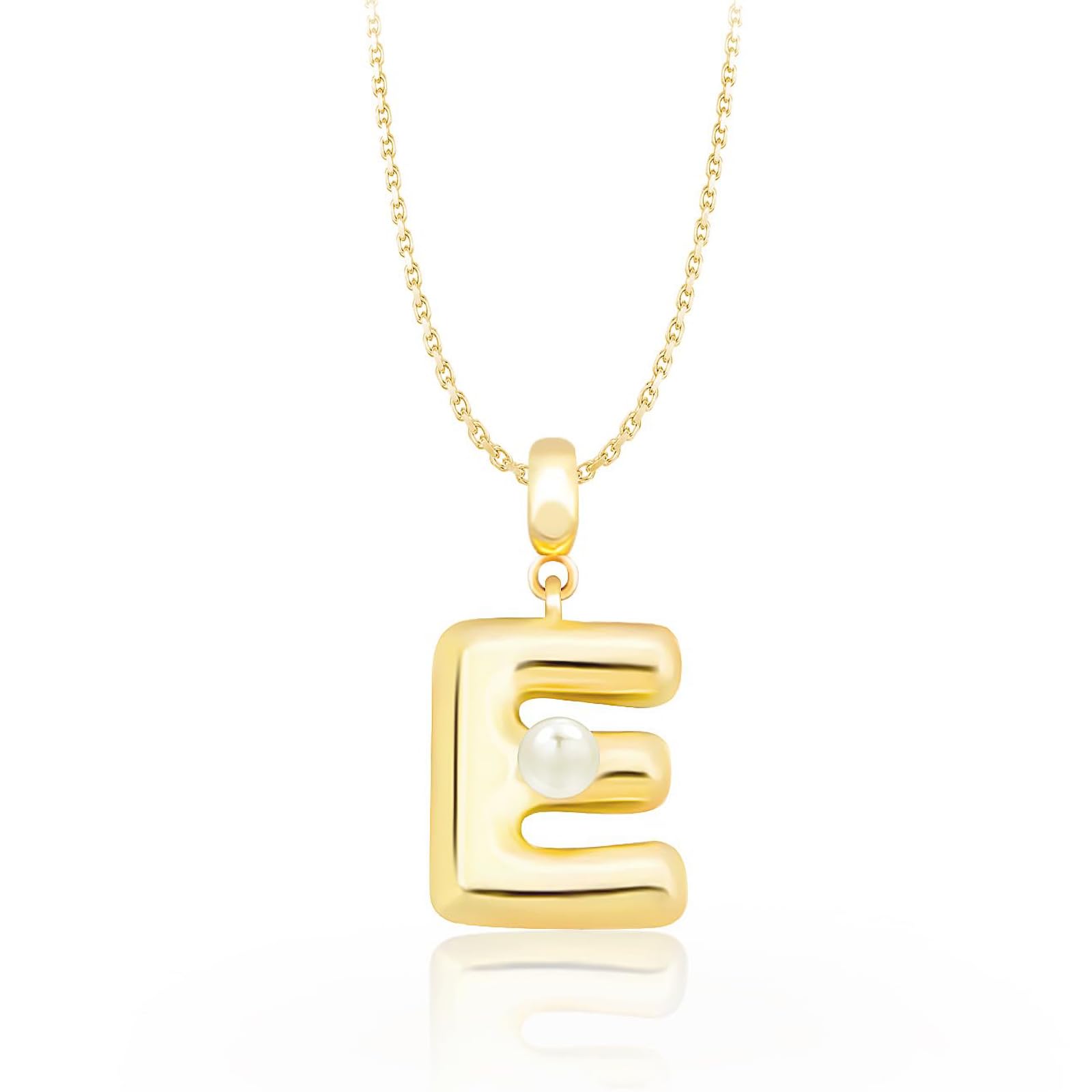 Milan ChivaInitial Letter Pendant Necklaces 14K Gold Plated Dainty Tiny Initial A-Z Necklace Trendy Jewelry for Women