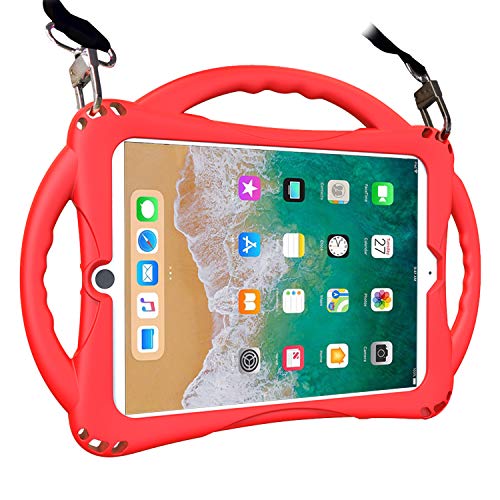 iPad 9.7 inch 2018/2017 Kids Case,iPad Air Case,TopEsct Soft Silicone Childproof Handle St