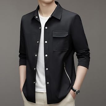 Xingfenly 2023Men' coat spring and autumn handsome top Korean version of the suede ' jacket everything