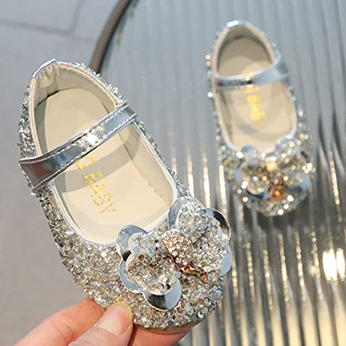 Kid Light up Shoes Children Shoes Fashion Band Diamond Flat Bottom Shoes Fashion Bow Shoes for Girls4