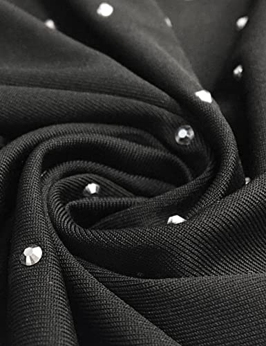 Image of Women's Sexy Elegant Rhinestone Hot Drilling Process Bodycon Dress Party Club Night Out Dress Long Evening Dresses