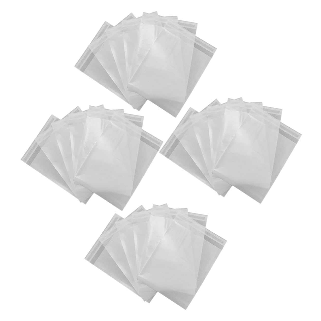 Bolsas de papel biodegradables con diseño sellado hermético para ropa y repostería