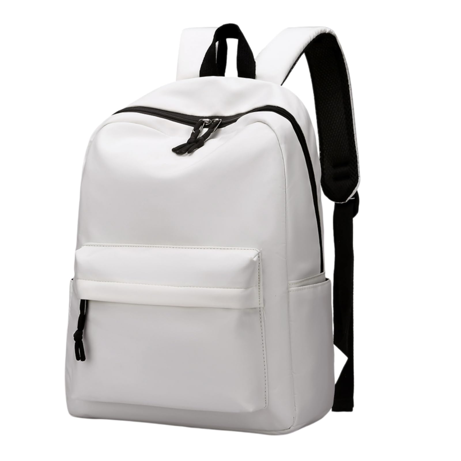 Zaino Giapponese Stile Grande capacità Casual Backpack Unisex Viaggio Borsa A Spalla Scuola Daypack per Uso Quotidiano-white-15 Inches