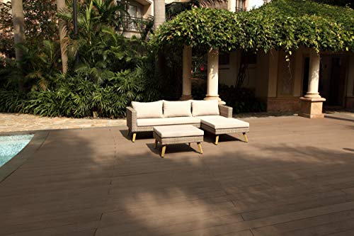 Whiteline Modern Outdoor Living Harmonia Outdoor set Harmonia Contemporary Outdoor Conversation Set, 2