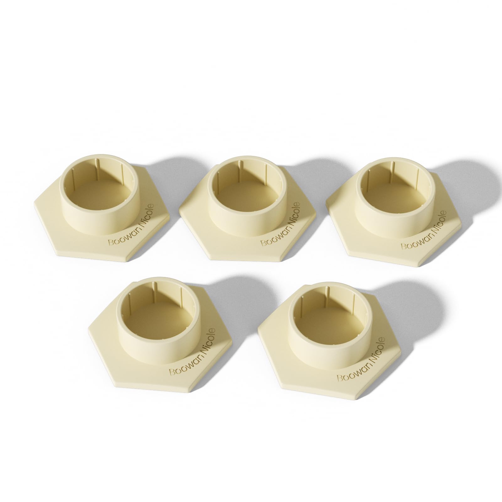 Fixateurs moules à bougies pointues BOOWAN NICOLE accessoires coulée précise 4 cm