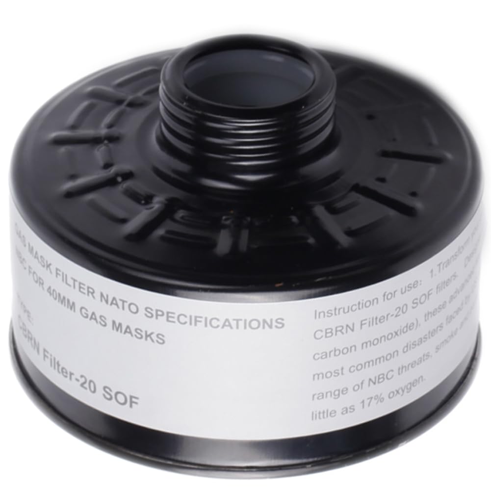 Amazon.co.jp: NBC ガスマスクフィルター CBRN 40mm ガスマスク