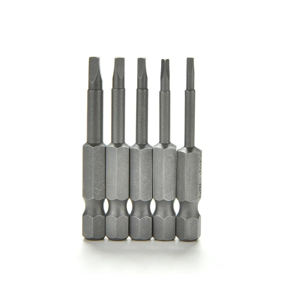 Ruxyoie 5Pcs S2 Magnetic Triangular Screwdriver Bits 1.8-3Mm