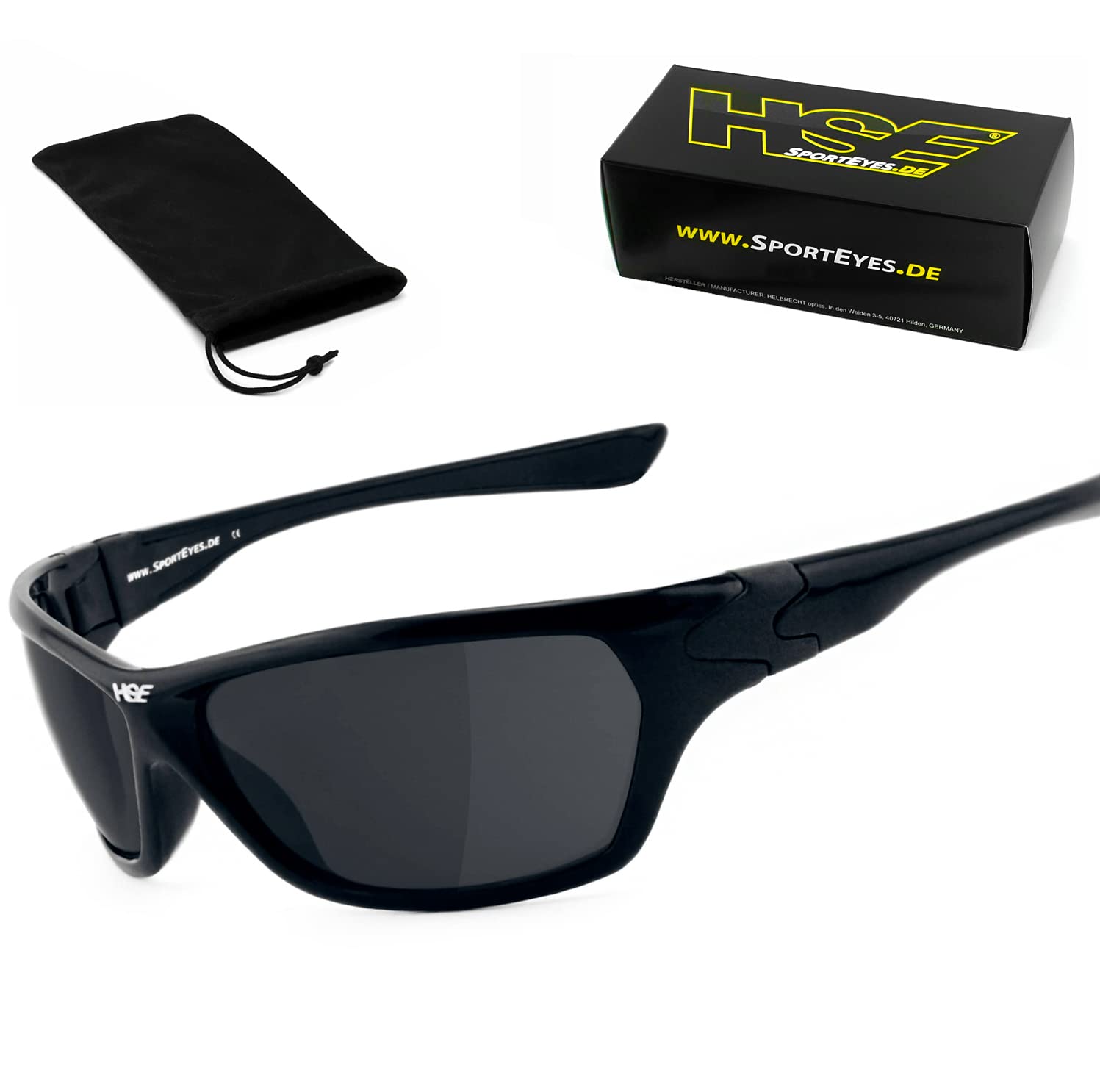 okulary sportowe | filtr ochronny UV400, szkło bezpieczne HLT® z tworzywa sztucznego zgodnie z normą DIN EN 166 | okulary rowerowe, okulary przeciwsłoneczne, okulary rowerowe, okulary rowerowe: Highsider