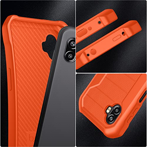 Image of BELTRON Galaxy XCover6 Pro 5G Heavy Duty Case, Industrial Strength Armor Case with Reinforced Technology for Samsung Galaxy XCover 6 Pro 2022 SM-G736 (AT&T FirstNet Verizon) - Safety Orange