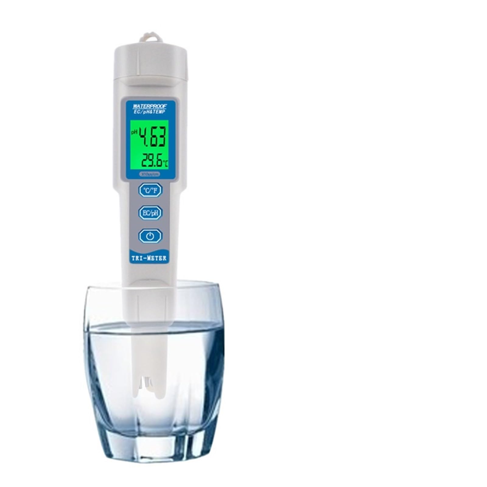 Tester dell'acqua 4 IN 1 TDS PH EC Temp Meter Tester Test della qualità dell'acqua Monitor temperatura Penna Strumenti di misurazione base acida(EC PH TEMP Meter)