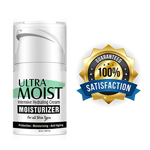 Image of Anti Aging Cream Moisturizer From Ultramoist for Normal, Dry and Sensitive Skin, Natural and Organic - Anti Aging - Moisturizing - Protection | Skin Elasticity, Dark Spot Reduction, Cream
