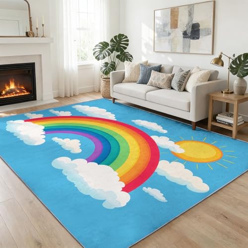 Tapis de salon lavable et anti-glisse 180x240 résistant pour cuisine et bureau - 3