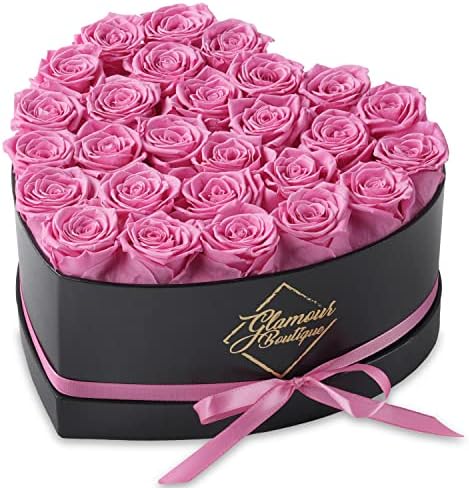 GLAMOUR BOUTIQUE 27 Flower Forever Heart Shape Box, Eternal Prese...