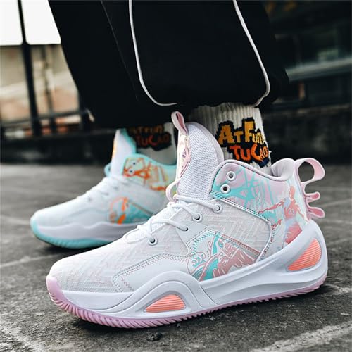 High Top Womens Basketball Shoes Mens Volleyball Sneakers Breathable Non Slip Outdoor Comfortable Training Footwear4