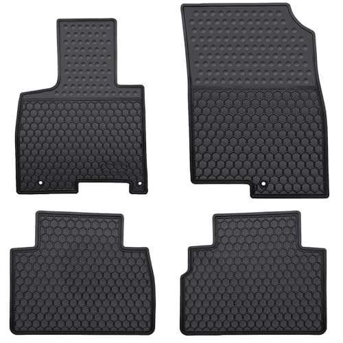 Megiteller Car Floor Mats Custom Fit for Hyundai Tucson 2026 2025 2024 2023 2022 (Not Fit Hybrid & PHEV) Odorless Washable Heavy Duty Rubber Floor Liners Black