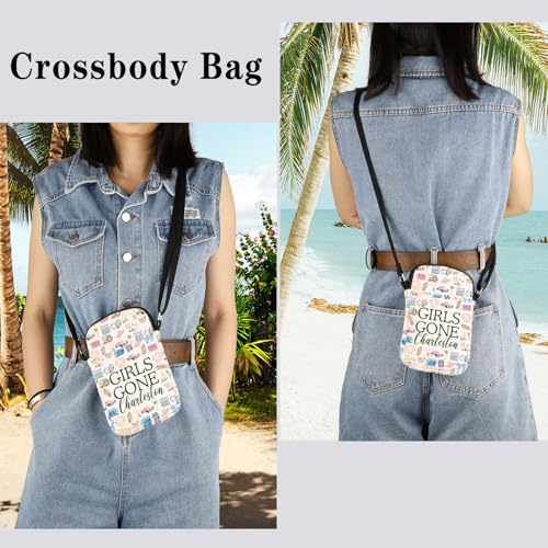 GJTIM Charleston Travel Gift Charleston Bachelorette Party Gift Charleston Souvenirs Gift Gone Charleston Crossbody Bag4