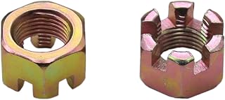 Slotted Hex Castle Nut for Taotao Coolster Max Trade Ice Bear Wildfire ATV (2-Pack) (M16x1.5)