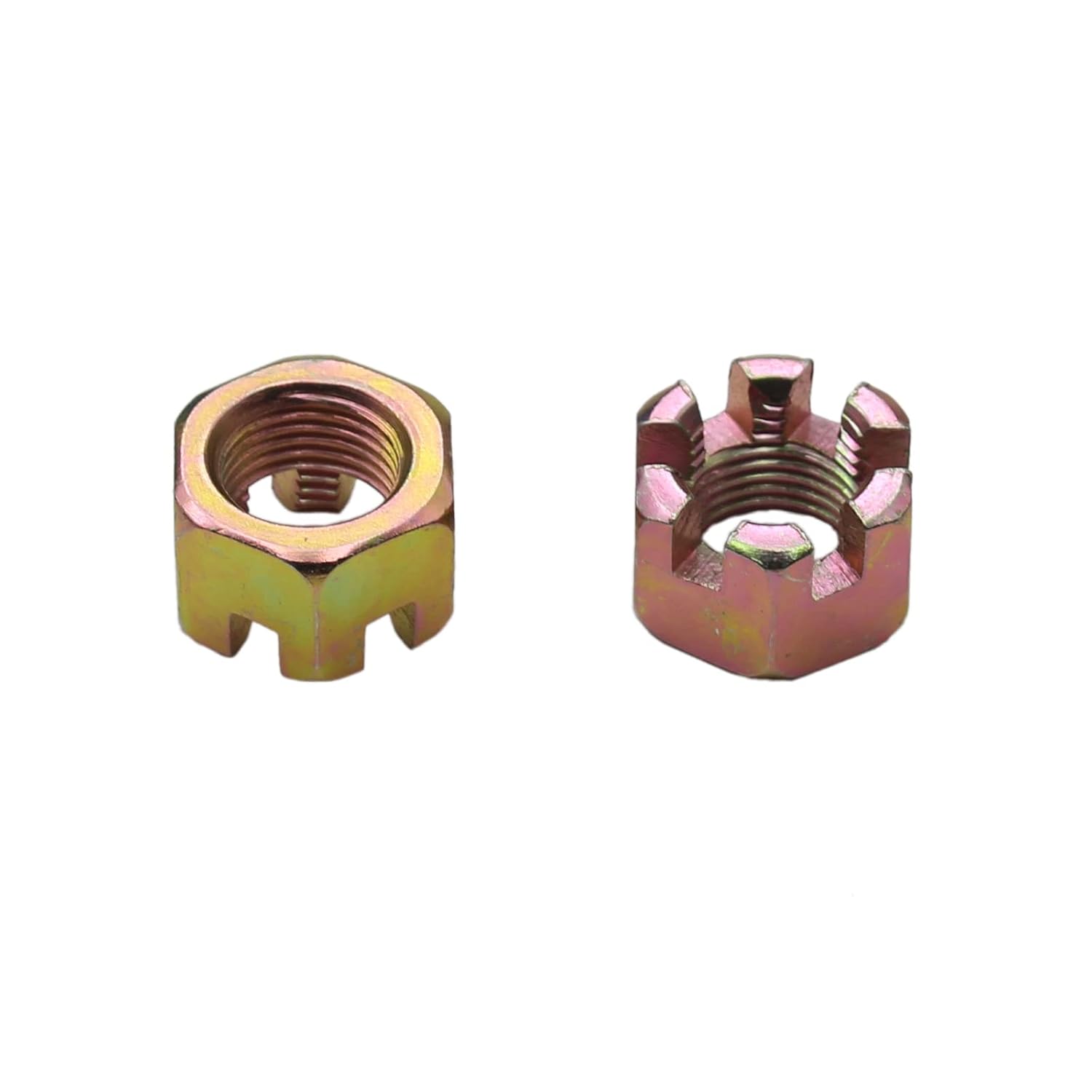 12mm M12x1.25 Wheel Hub Axle Castellated Nuts 50c 110cc 125cc Quad Dirt Bike ATV Buggy