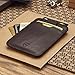 Vaultskin CHELSEA Mens RFID Blocking Slim Leather Card Wallet - Minimalist Front Pocket Cardholder in Brown