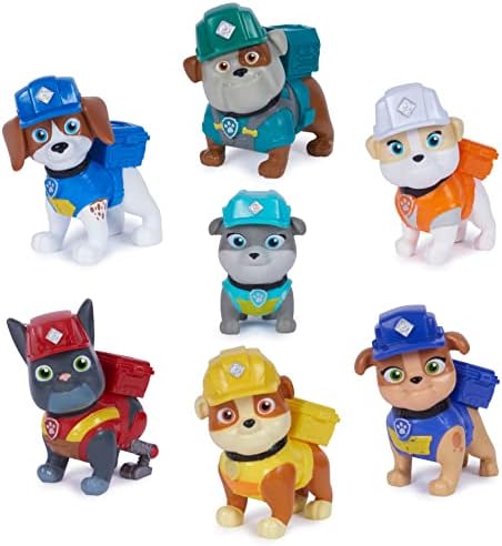 Rubble & Crew, Toy Figures Gift Pack, with 7 Collectible Action Figures, Kids Toys for Boys & Girls Ages 3+