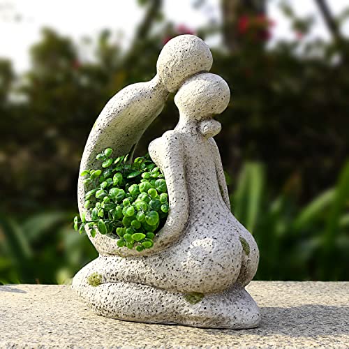 Aclema Unique Planters For Indoor Outdoor Plants Head Face Planter Pot Large Succulent Planters Flower Vase With Drainage Hole Around You #TOP1