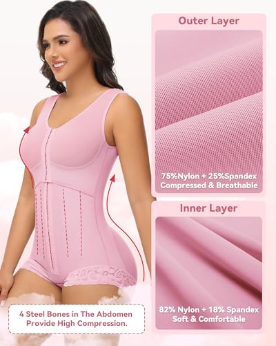 Image of SHAPSHE Fajas Colombianas Moldeadoras Full Body Shaper Postpartum Shapewear