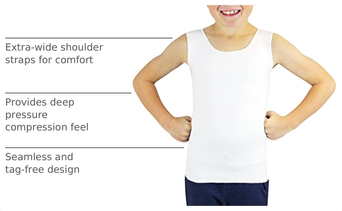 Compresso-T Deep Pressure Sensory Compression Undershirt - Alternative to Vest image 4