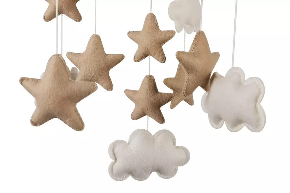 Baby Mobile for Crib Modern Boho Baby Mobile Felt Nursery Mobile