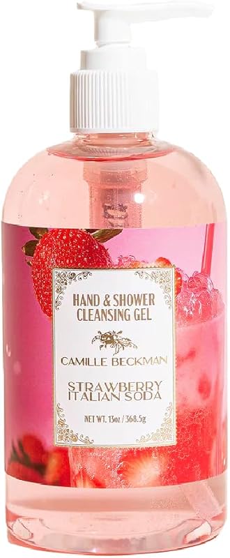 Camille Beckman Gel de Limpeza Corporal Strawberry Italian Soda, 390 mL