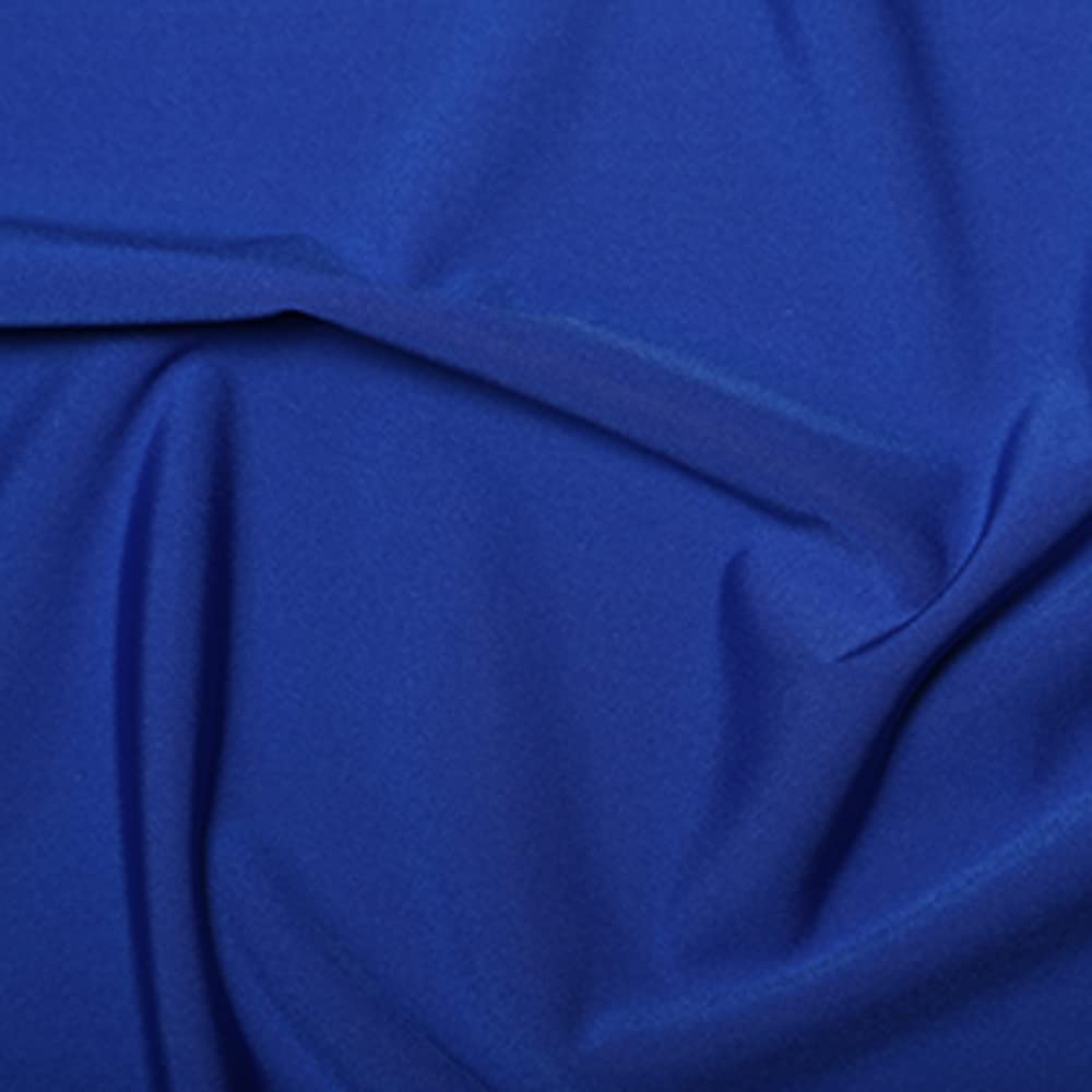 Oh Sew Crafty Limited Royal Plain All Way Stretch Lycra Fabric Nylon Spandex Dress Dance Wear 150Cm Wide (Per Metre) (Royal)