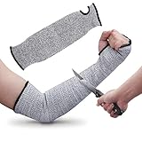 Cut Resistant Sleeves for Arm Helps Prevent Scrapes, Knitted sleeves Arm Protection Bite Proof for...