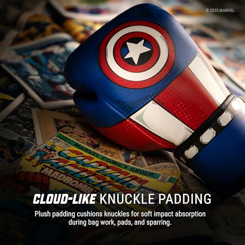 Image of Hayabusa Marvel Classic Boxing Gloves for Men, Women & Kids - Officially Licensed | 16oz 12oz 8oz 6oz Training, Sparring, Bag & Pad Work
