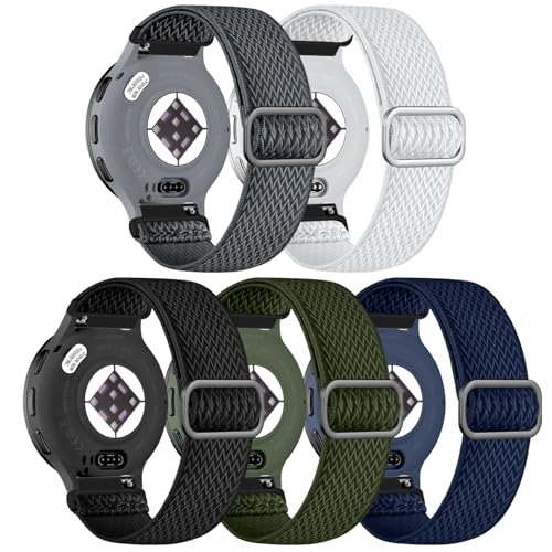 GEAK Quick Release Strap Compatible with Garmin Venu 3S/ Venu 2S Watch Band, 18mm Watch Band Soft Nylon Breathable Sport Strap for Venu 4 41mm/Vivoactive 4S Watch Band/Forerunner 265s/255s Men Women